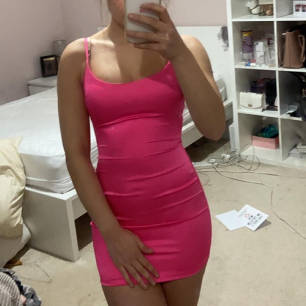 Sitting pretty satin shop mini dress in pink