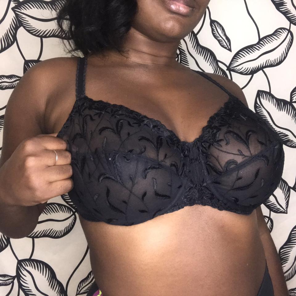 Vintage 80s ivory bra 🕊🕊🕊 A subtle and sexy mesh - Depop