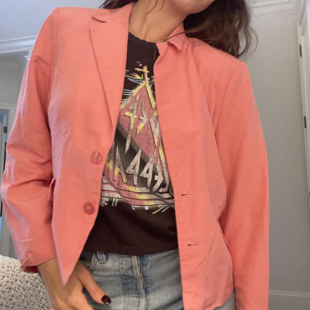 pink blazer size 16