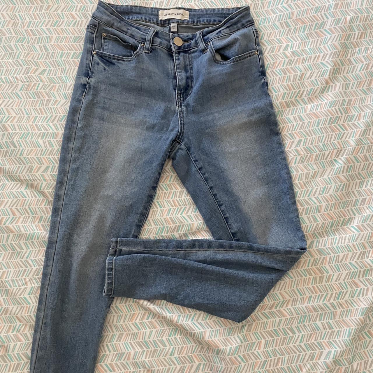 Light blue skinny jeans In great condition they are... - Depop