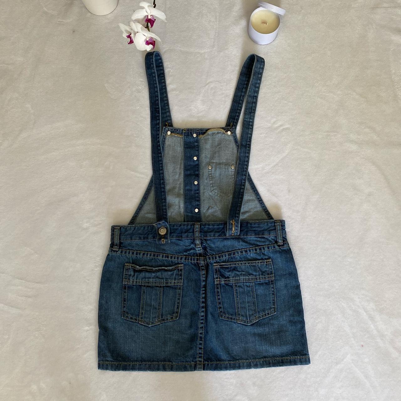 Denim Skirtalls Brand is Old Navy Made from 100%... - Depop