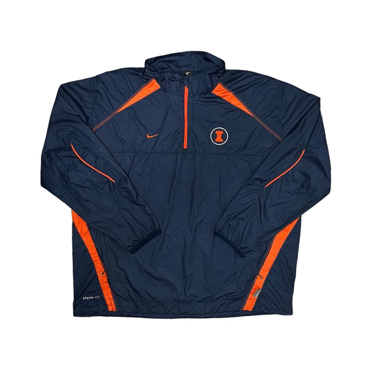 Nike Men's Navy and Orange Jacket