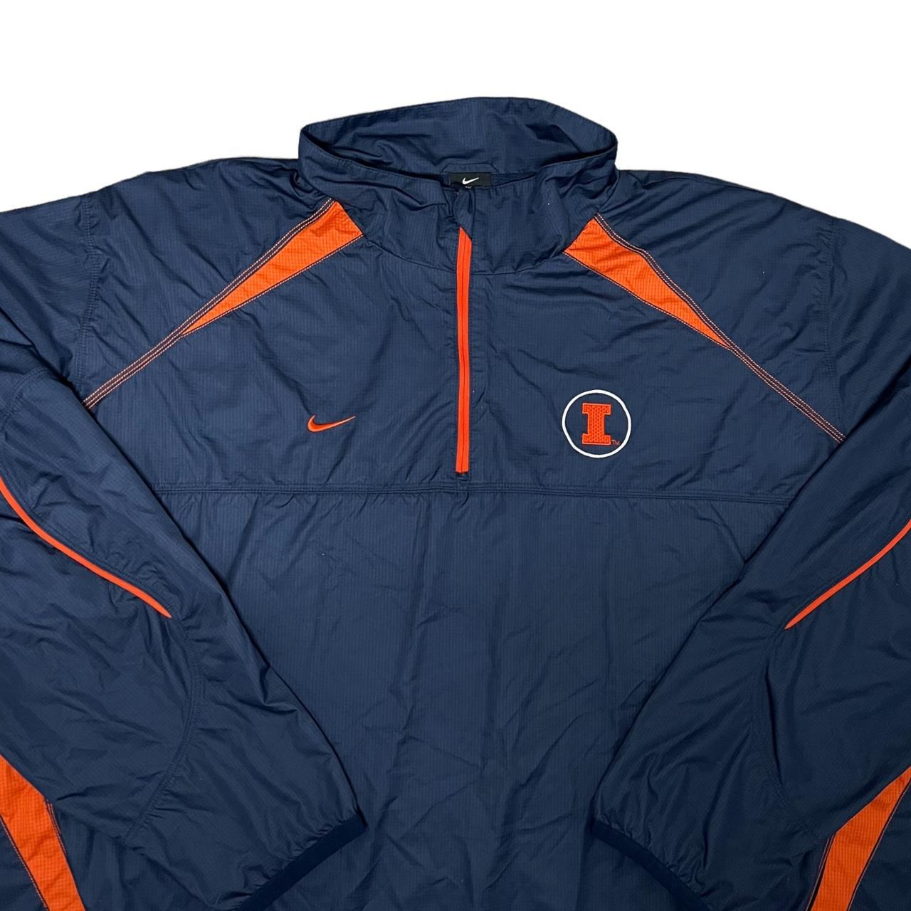 Nike Men's Navy and Orange Jacket (2)
