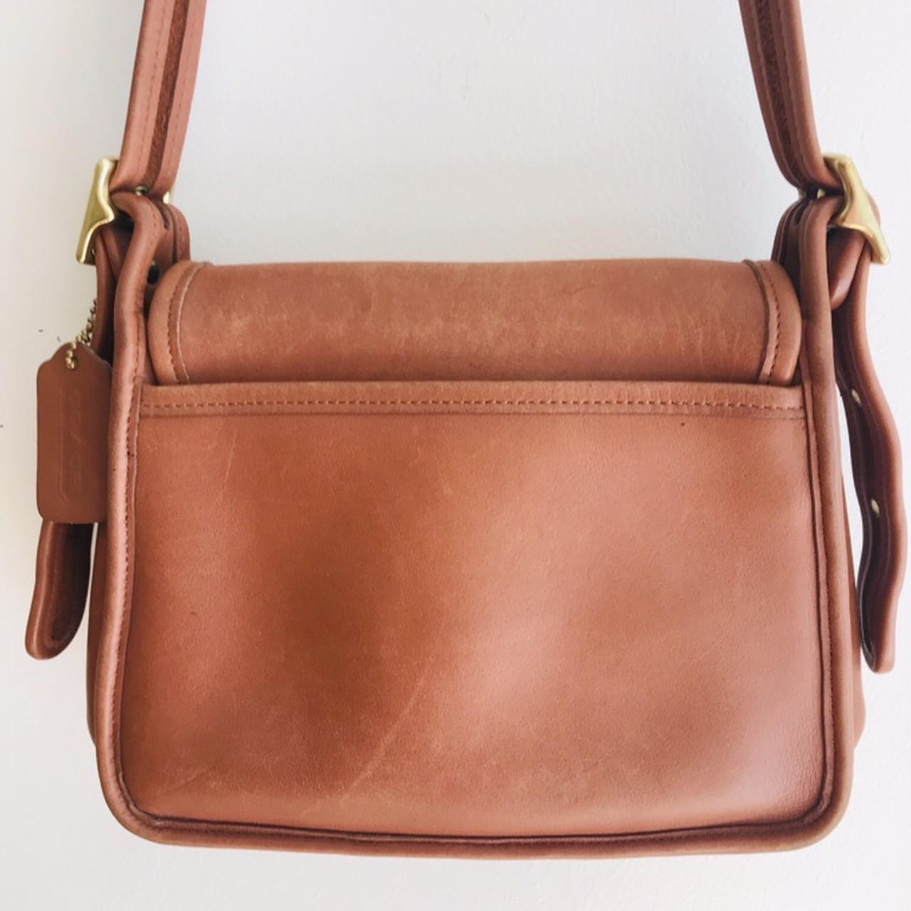 COACH Rambler Flap Brown Leather Crossbody Shoulder Bag 9061 -  Denmark