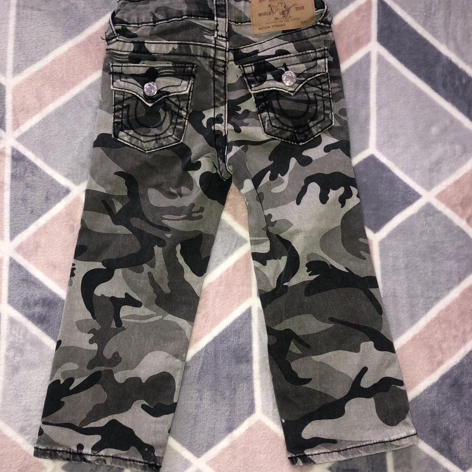 Camo True Religion jeans size 38x33 #semetary - Depop