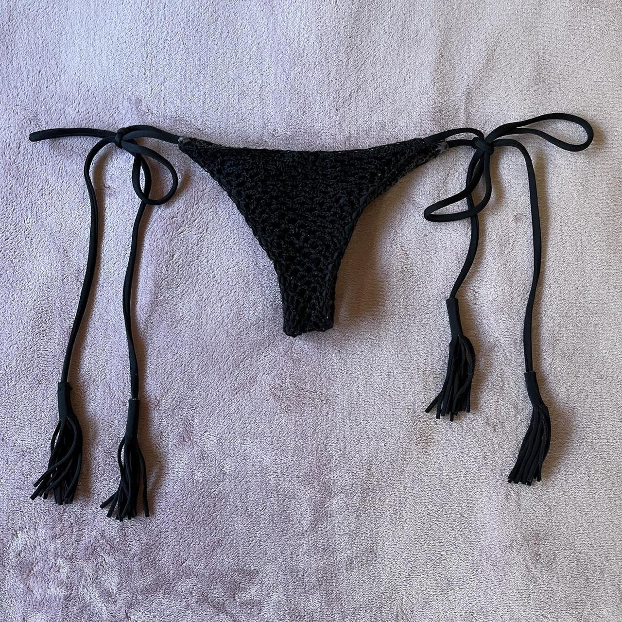 Acacia Swimwear Women's Black Bikini-and-tankini-bottoms