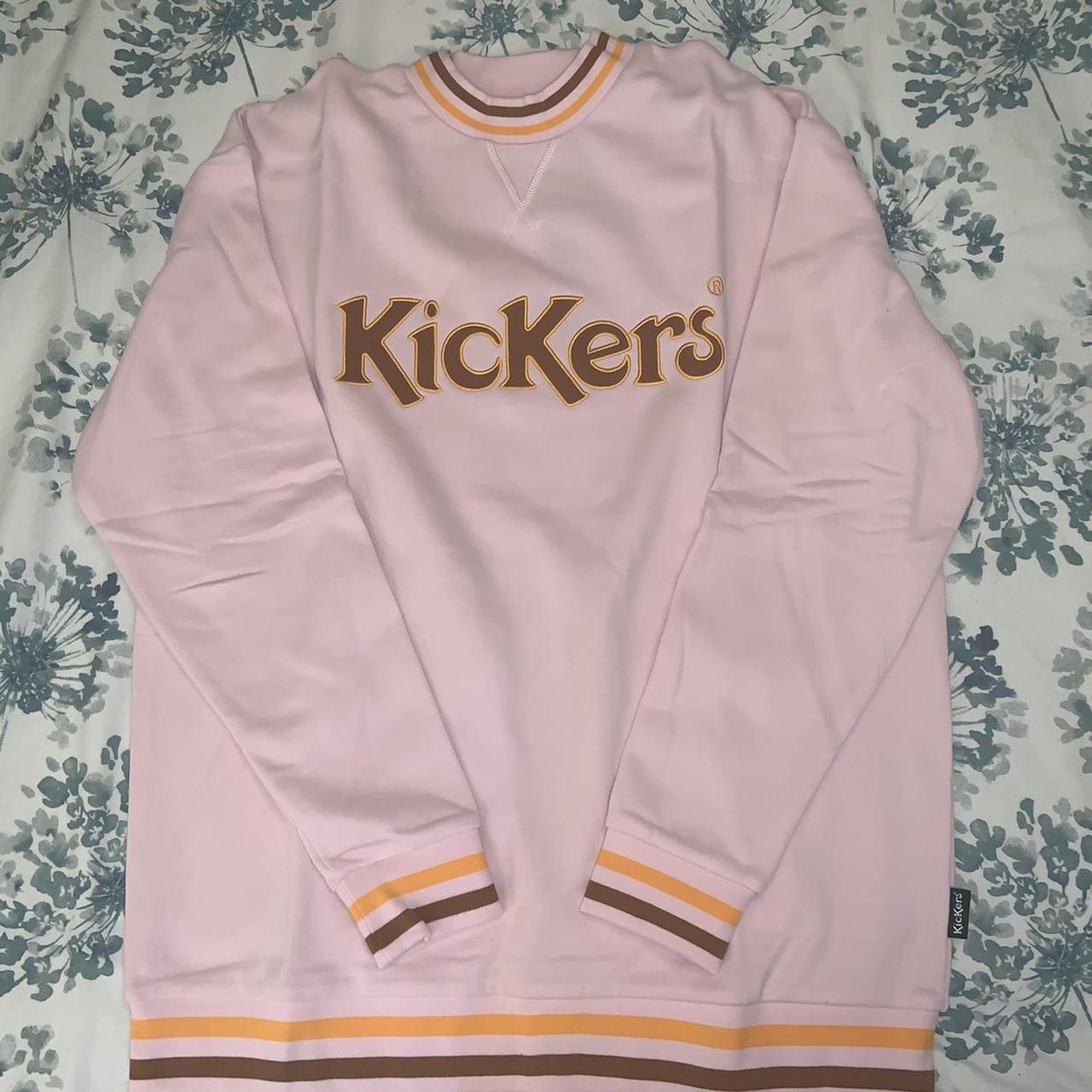 Brand New Kickers sweatshirt in Light Pink Size X. Depop