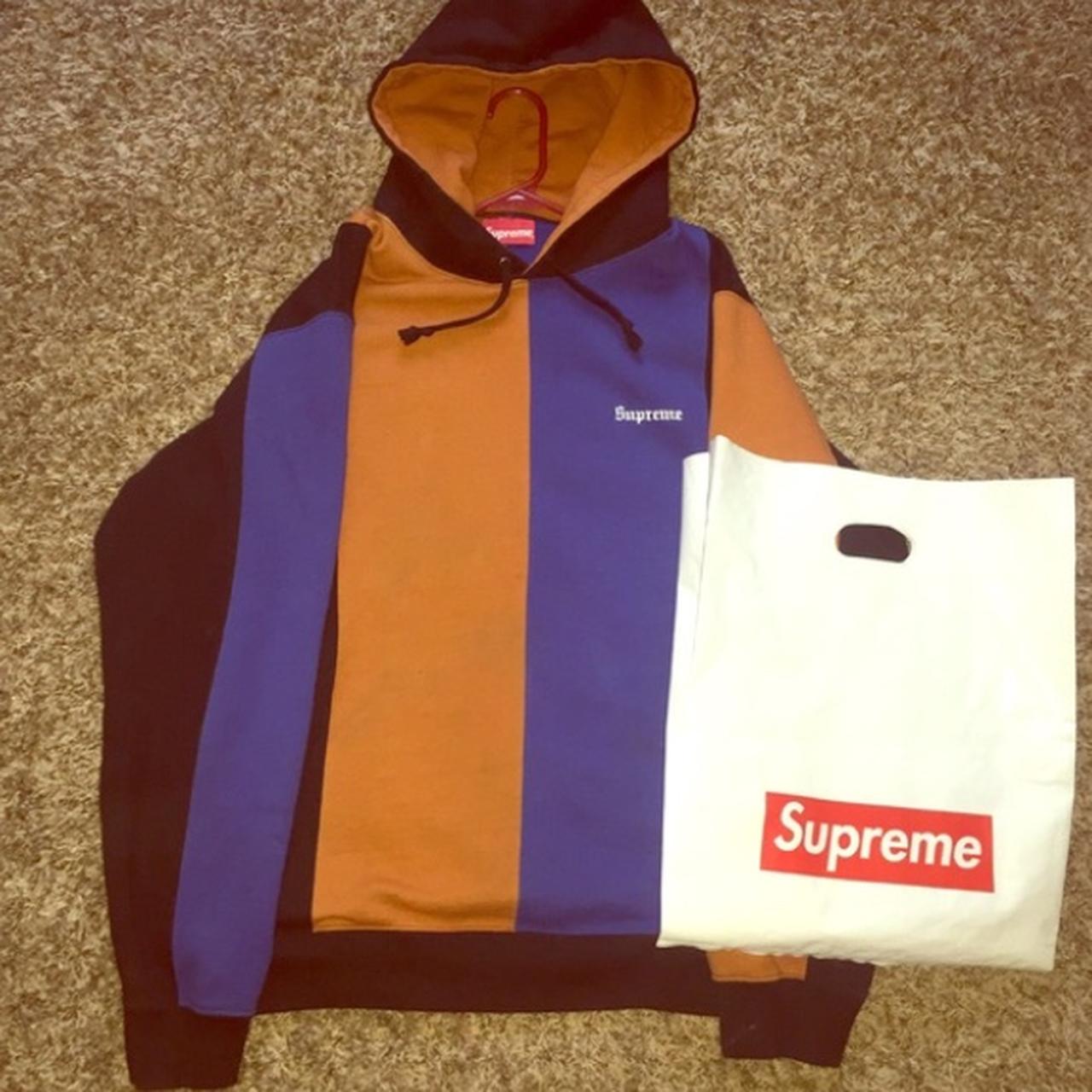 Supreme colour outlet block hoodie