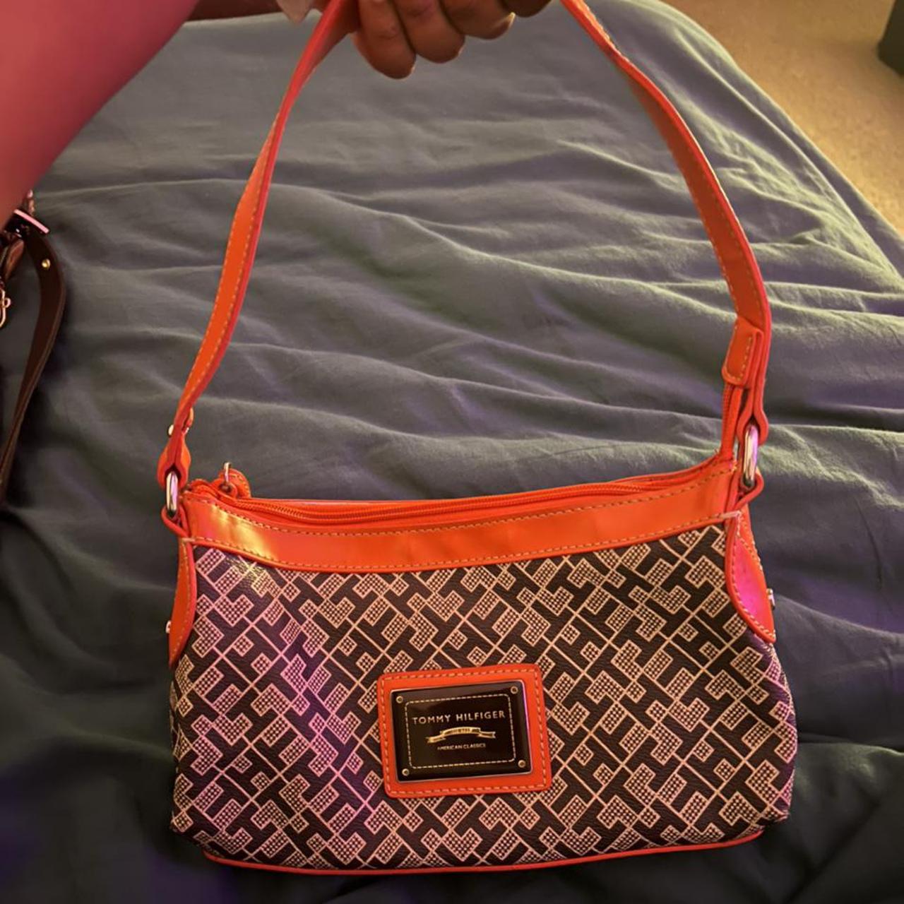 Tommy hilfiger orange discount bag