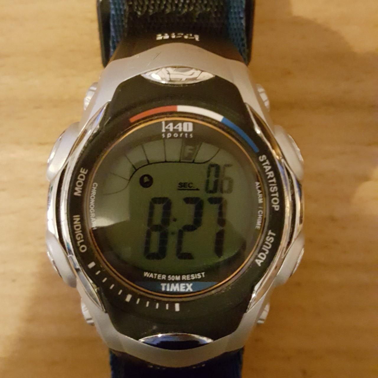 Timex 1440 Sport watch adjustable velcro strap Depop