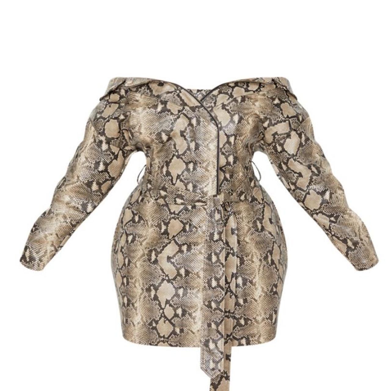blazer dress bardot