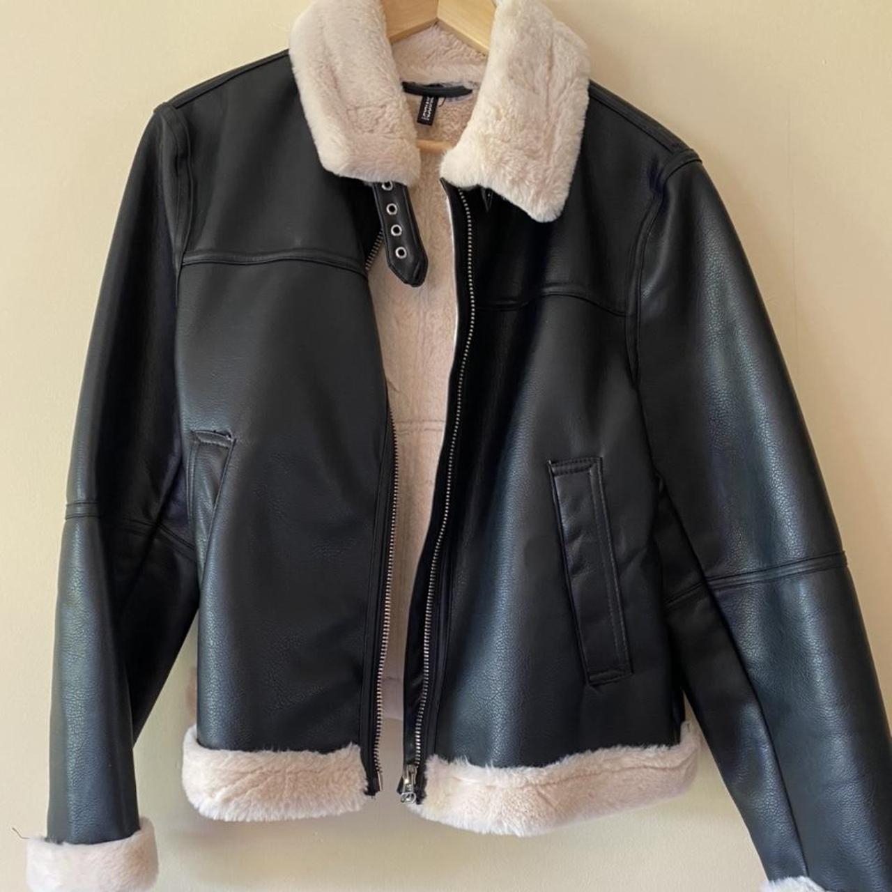 H and m aviator on sale jacket