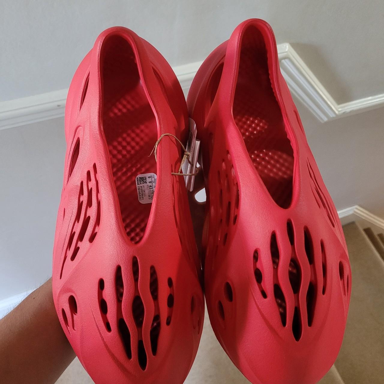 Yeezy Foam Runner 'vermilion'. Size 9 UK Brand... Depop