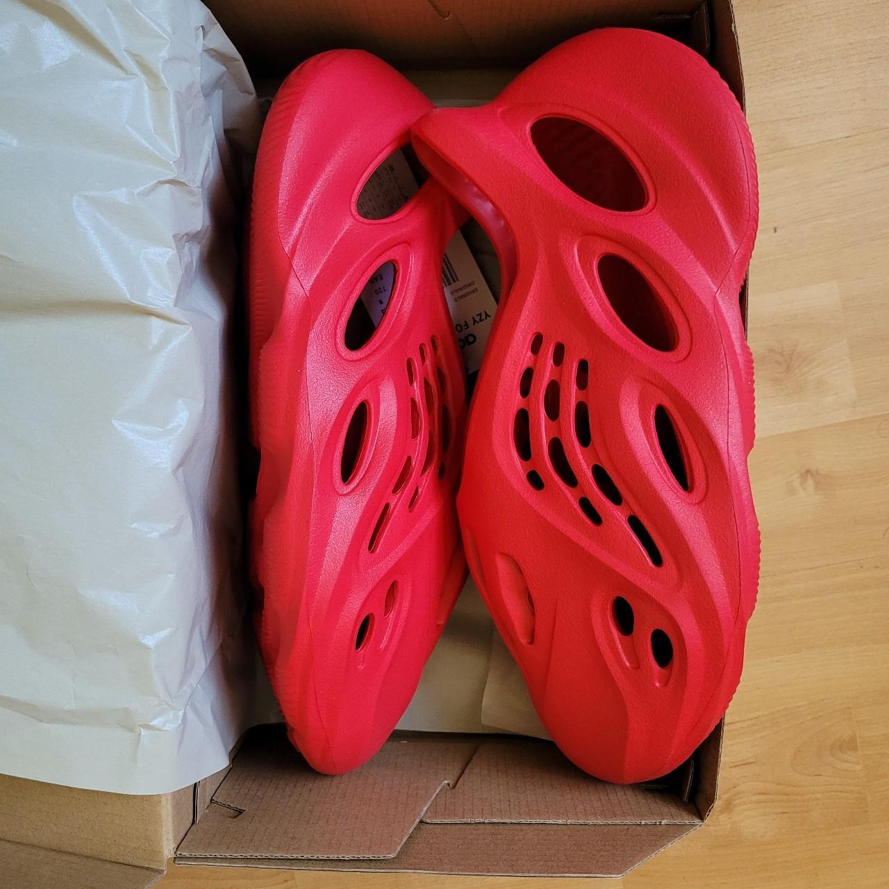 Yeezy Foam Runner 'vermilion'. Size 9 UK Brand... Depop