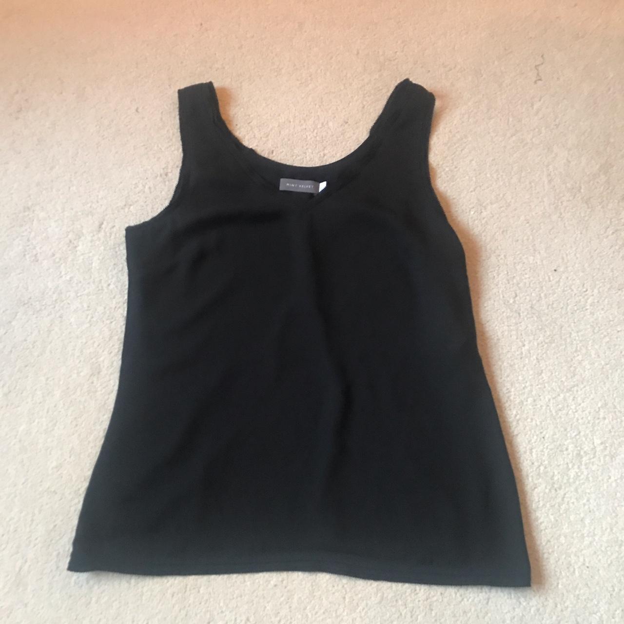 Mint velvet black cami top. UK 8. Good condition