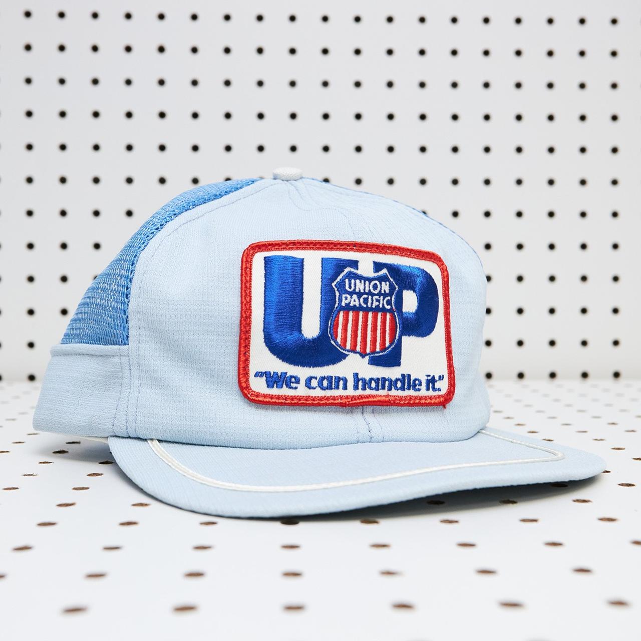 Vintage Union Pacific trucker hat Rare Depop