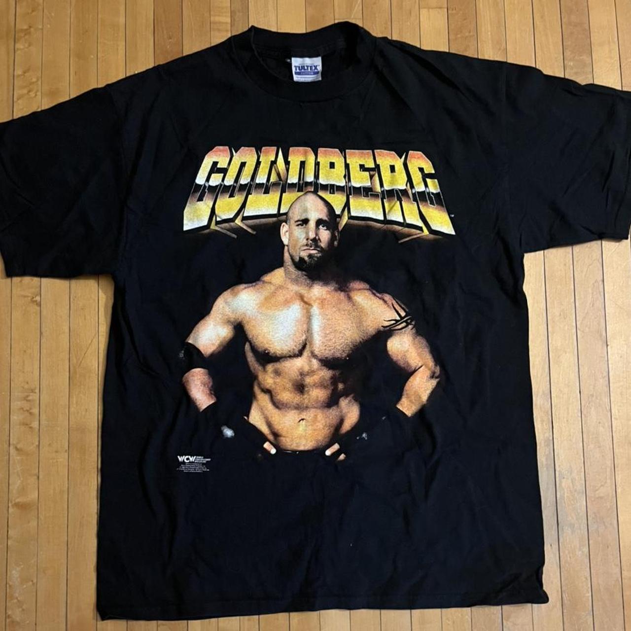 Size XL 1998 vintage Goldberg wrestling WCW... - Depop