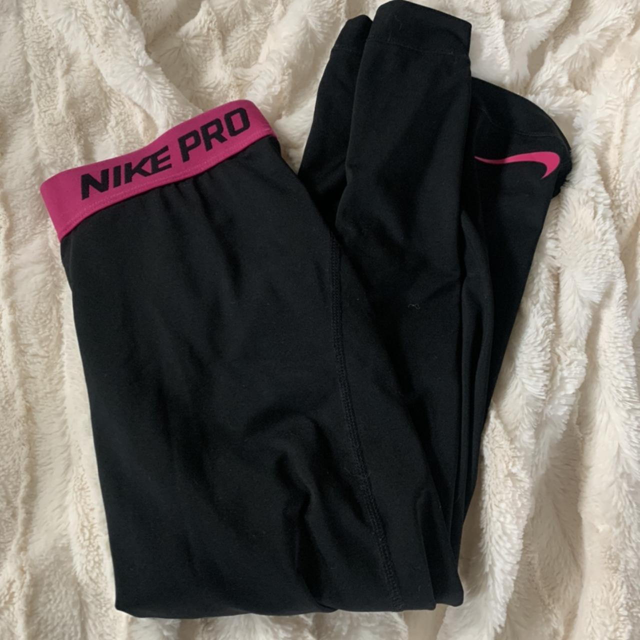 cropped nike pro leggings
