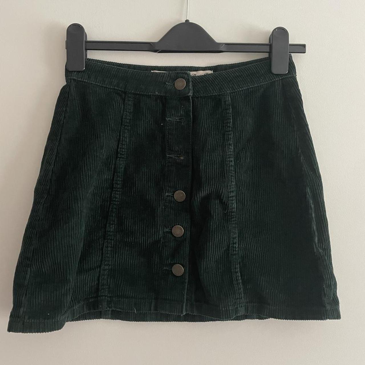 Primark Women's Green Skirt Depop