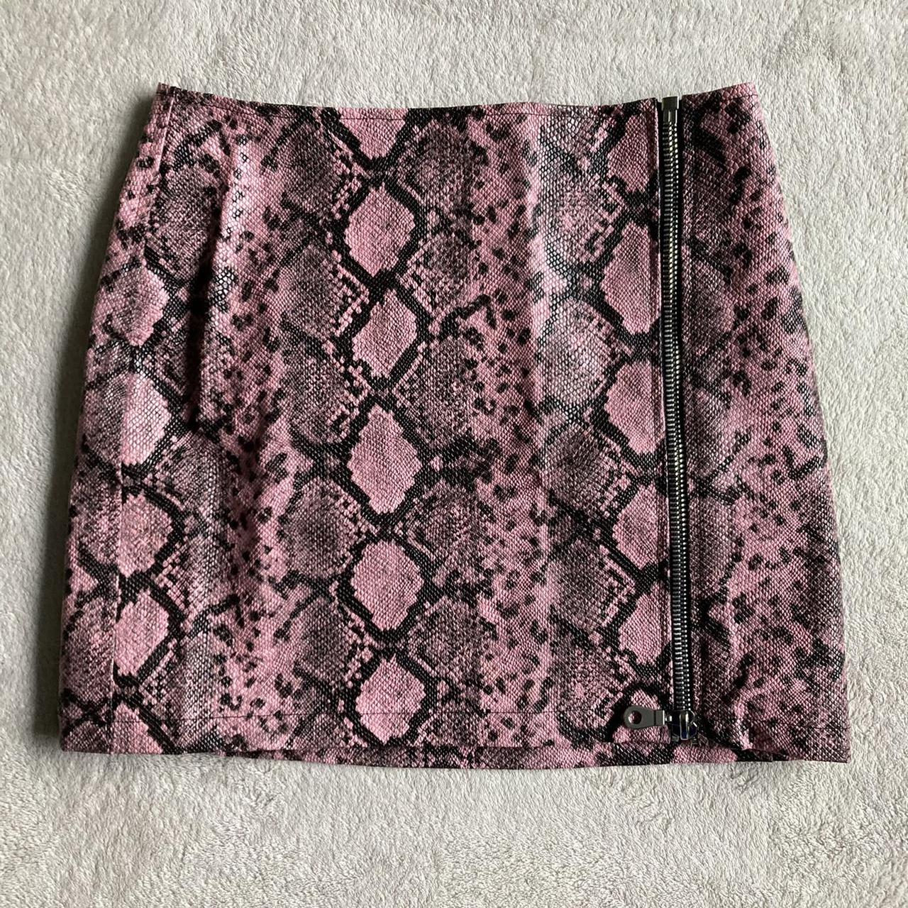 The Ragged Priest Women's Pink and Black Skirt