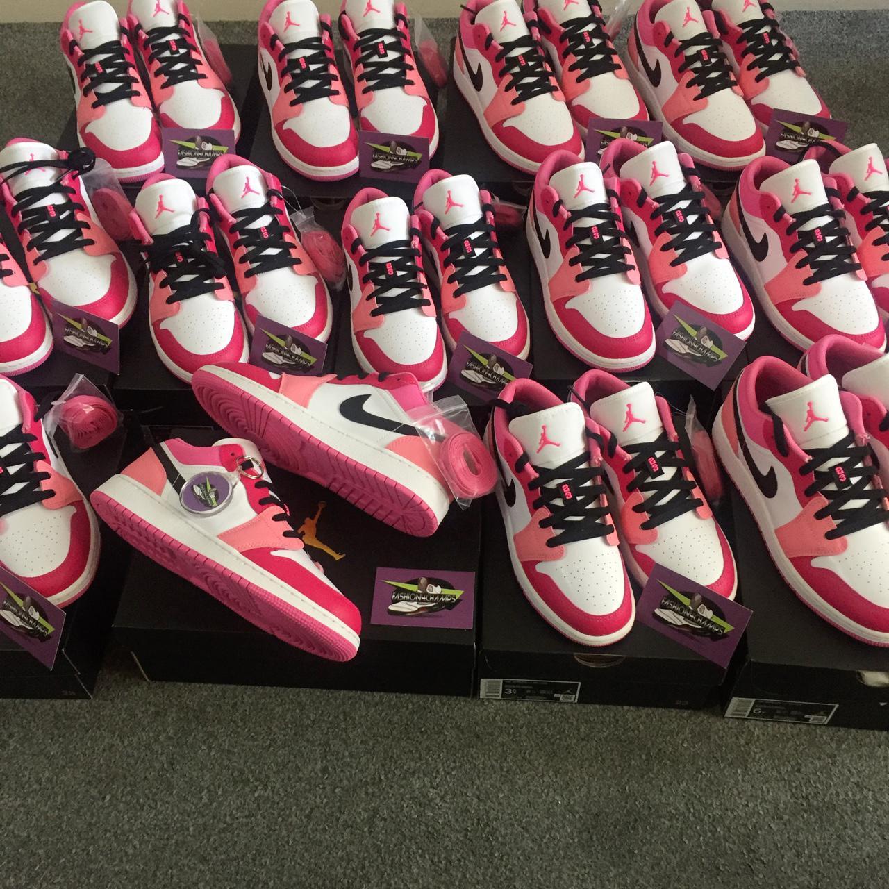 champs pink jordans