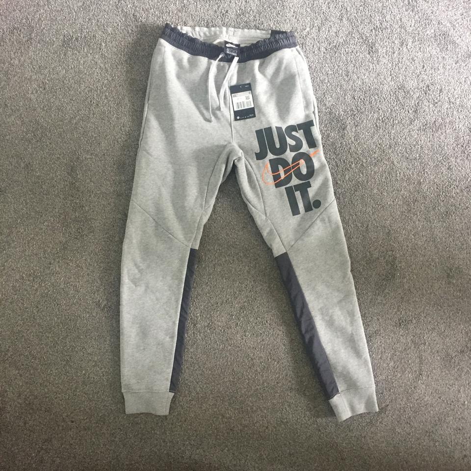 Just do it store grey sweatpants