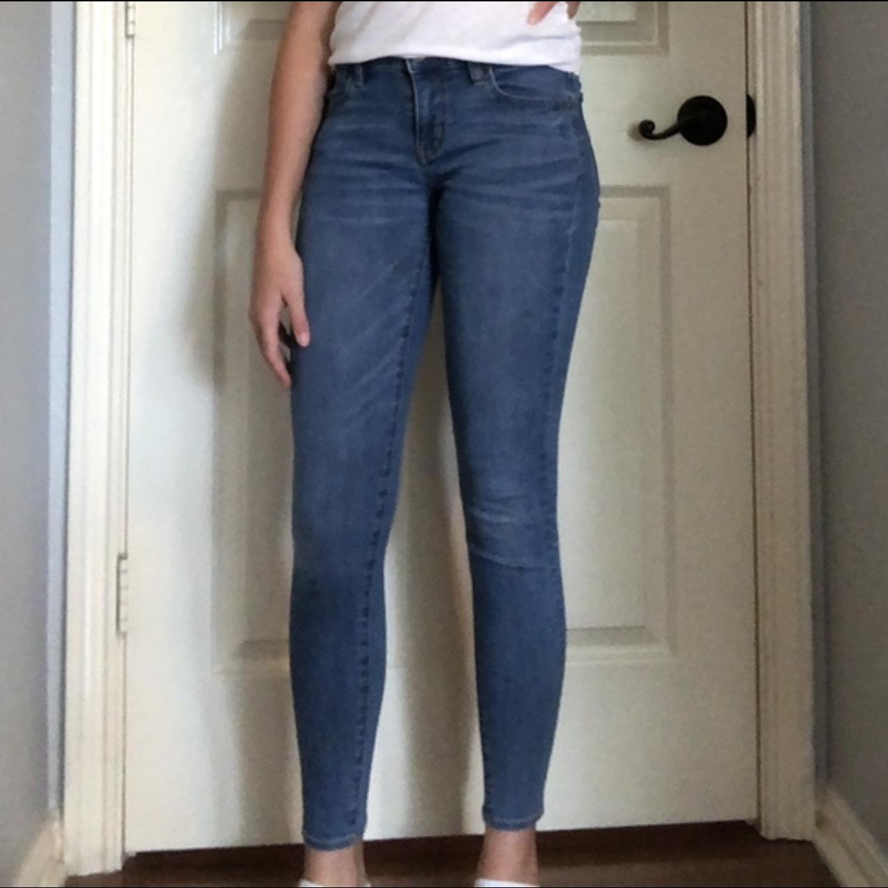 American Eagle blue jeans, dirt/grass stains on butt - Depop