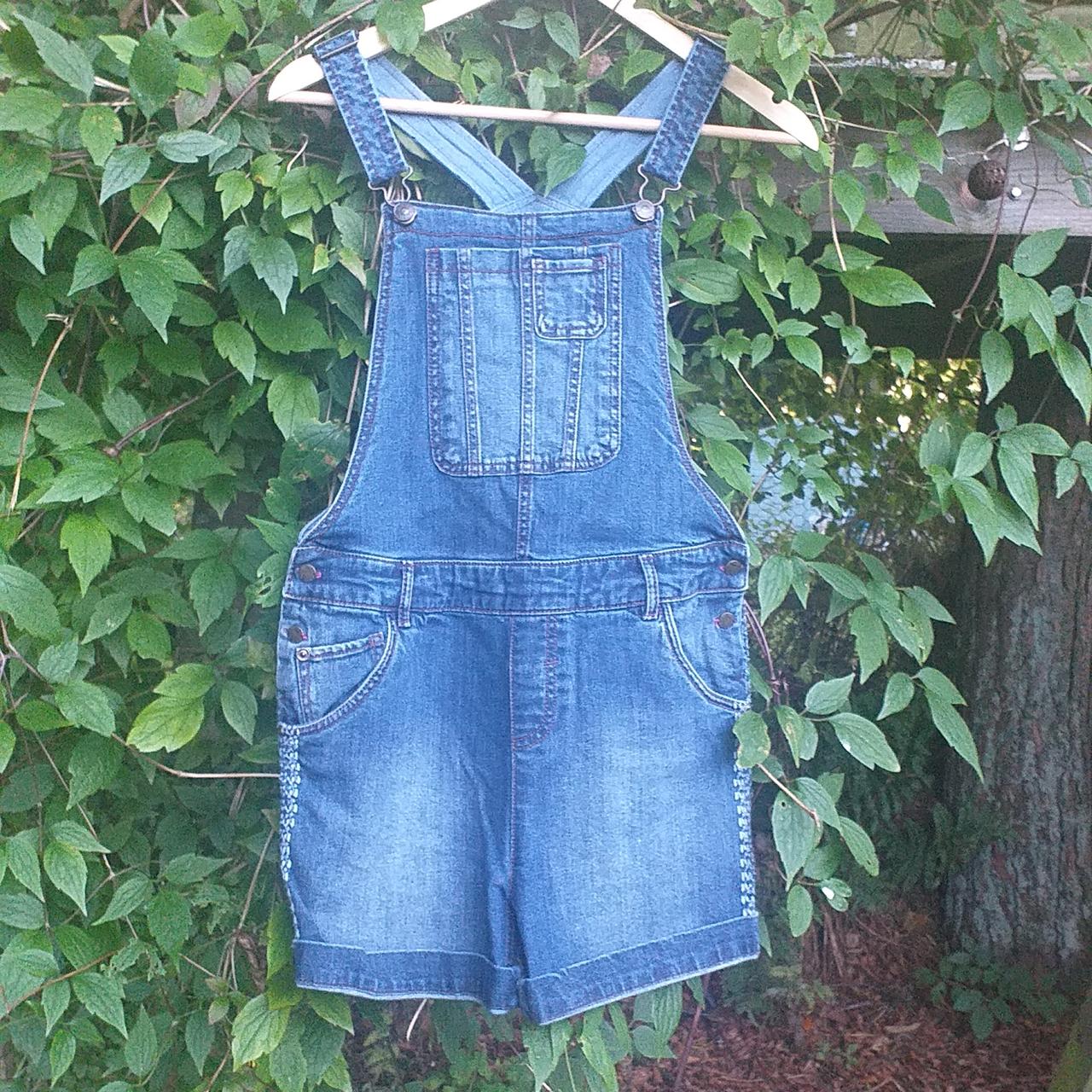 Fatface childs dungarees age 12 to 13, like new. - Depop