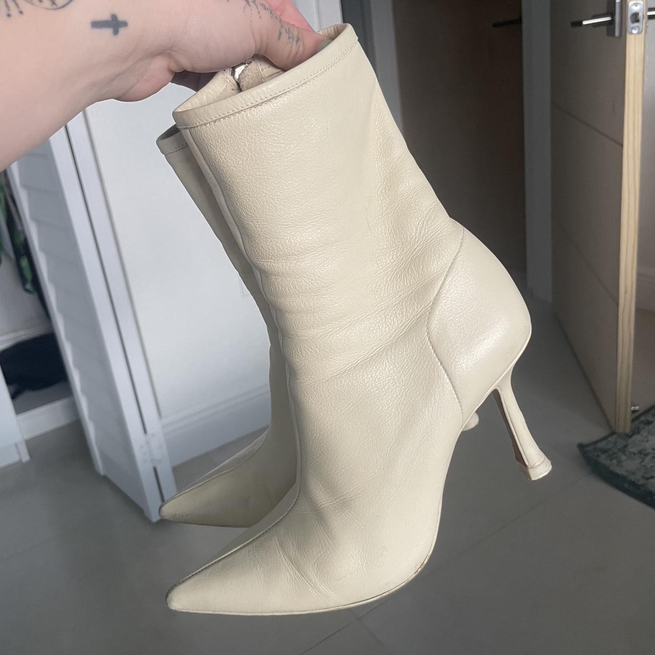studded booties zara