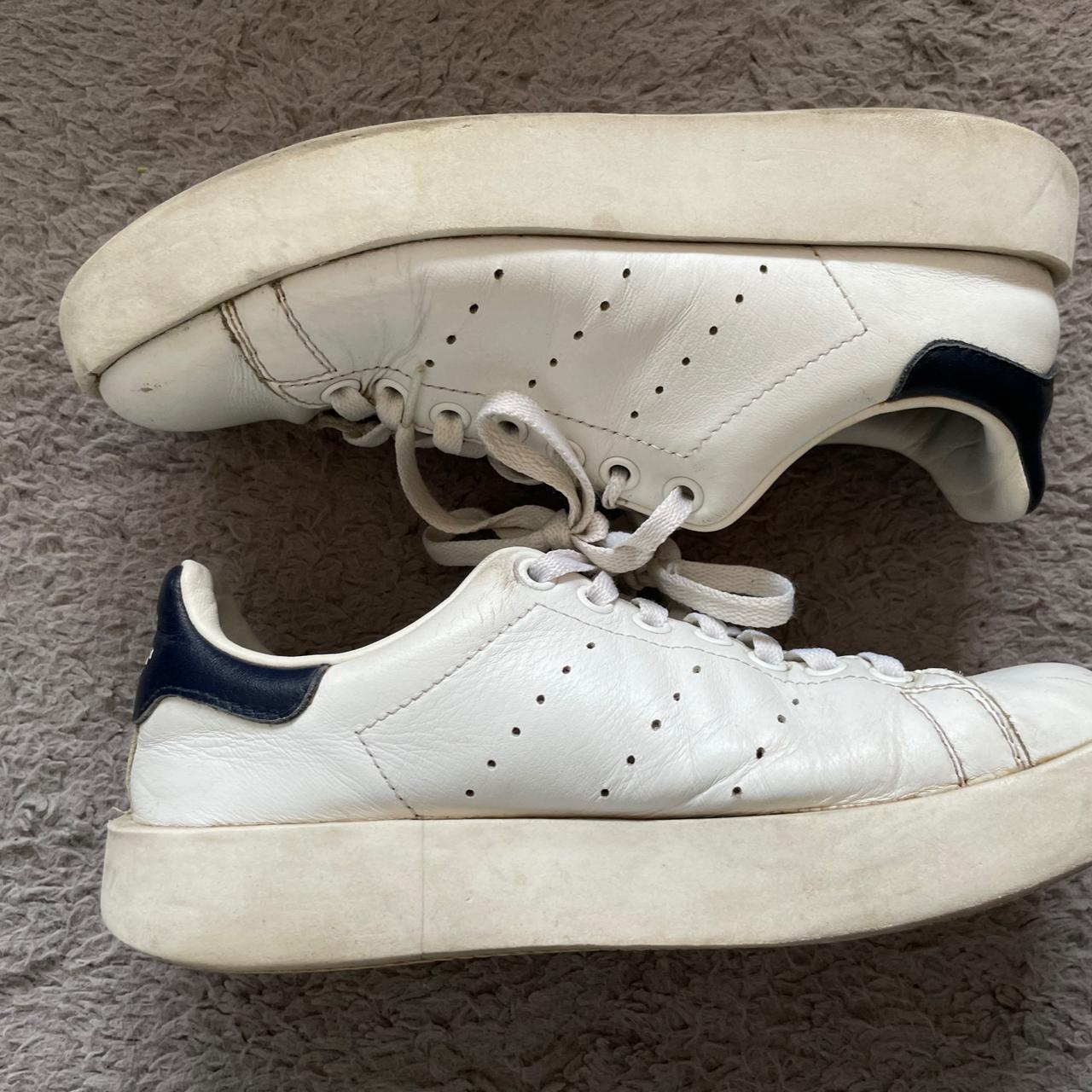 Adidas Stan Smith in Navy Chunky sole Size Women s. Depop