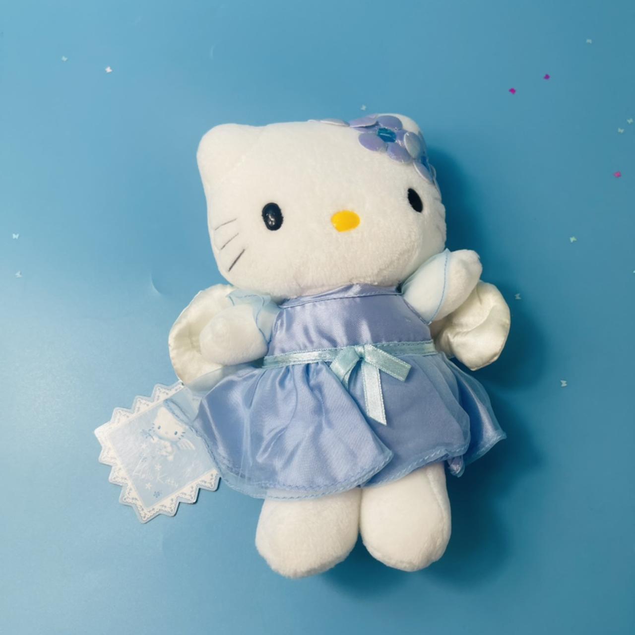 HALLO KITTY ANGEL タグ付き ヴィンテージ Vintage Hello kitty angel plush. Eyes are beaded. | Depop