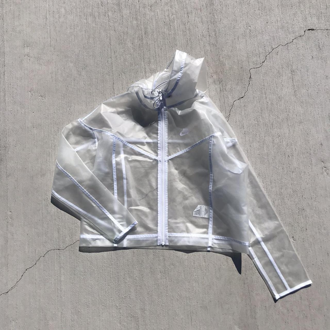nike transparent windbreaker
