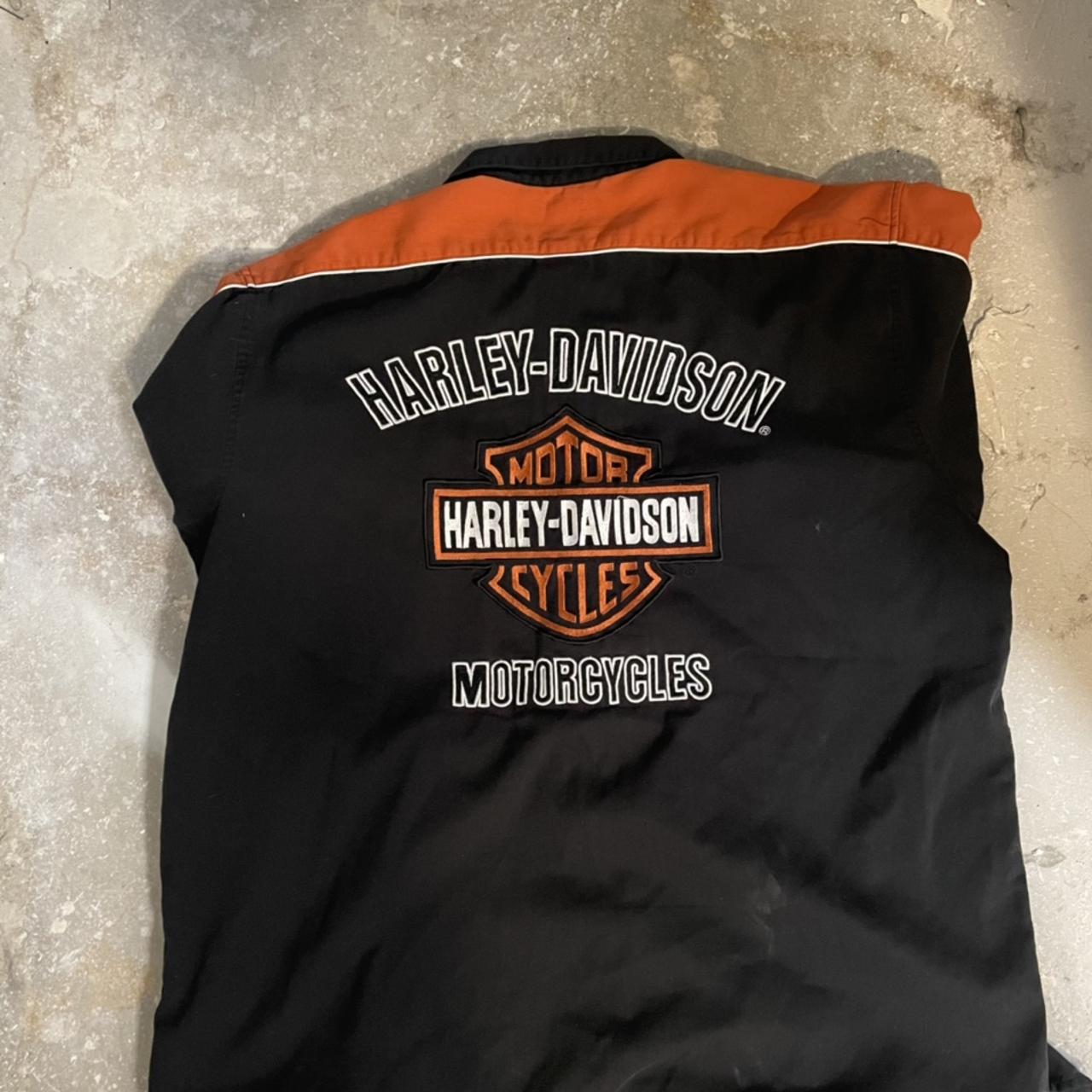 Harley Davidson button up - Depop