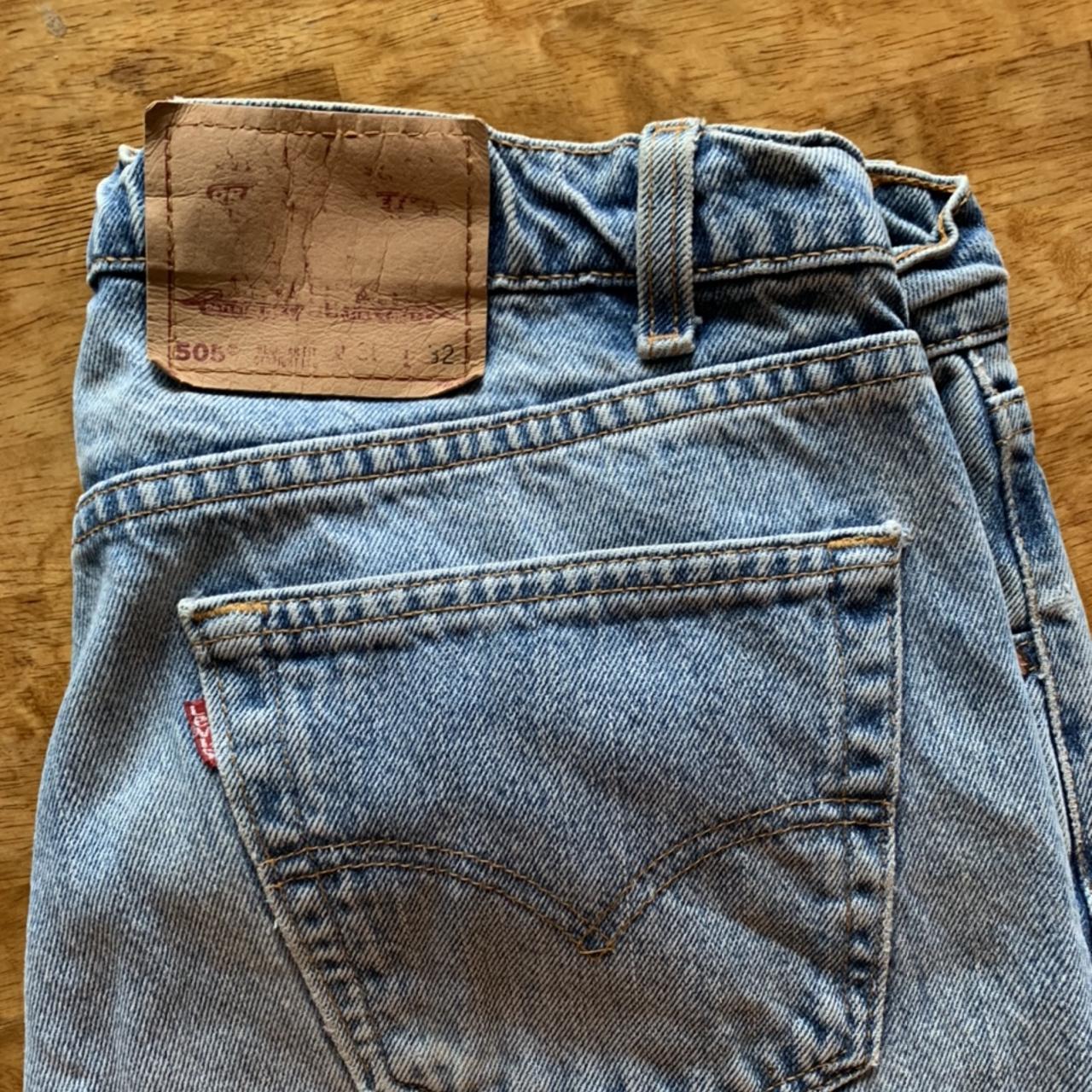 LEVIS 505 36x32 Worn in the right places! #levis... - Depop