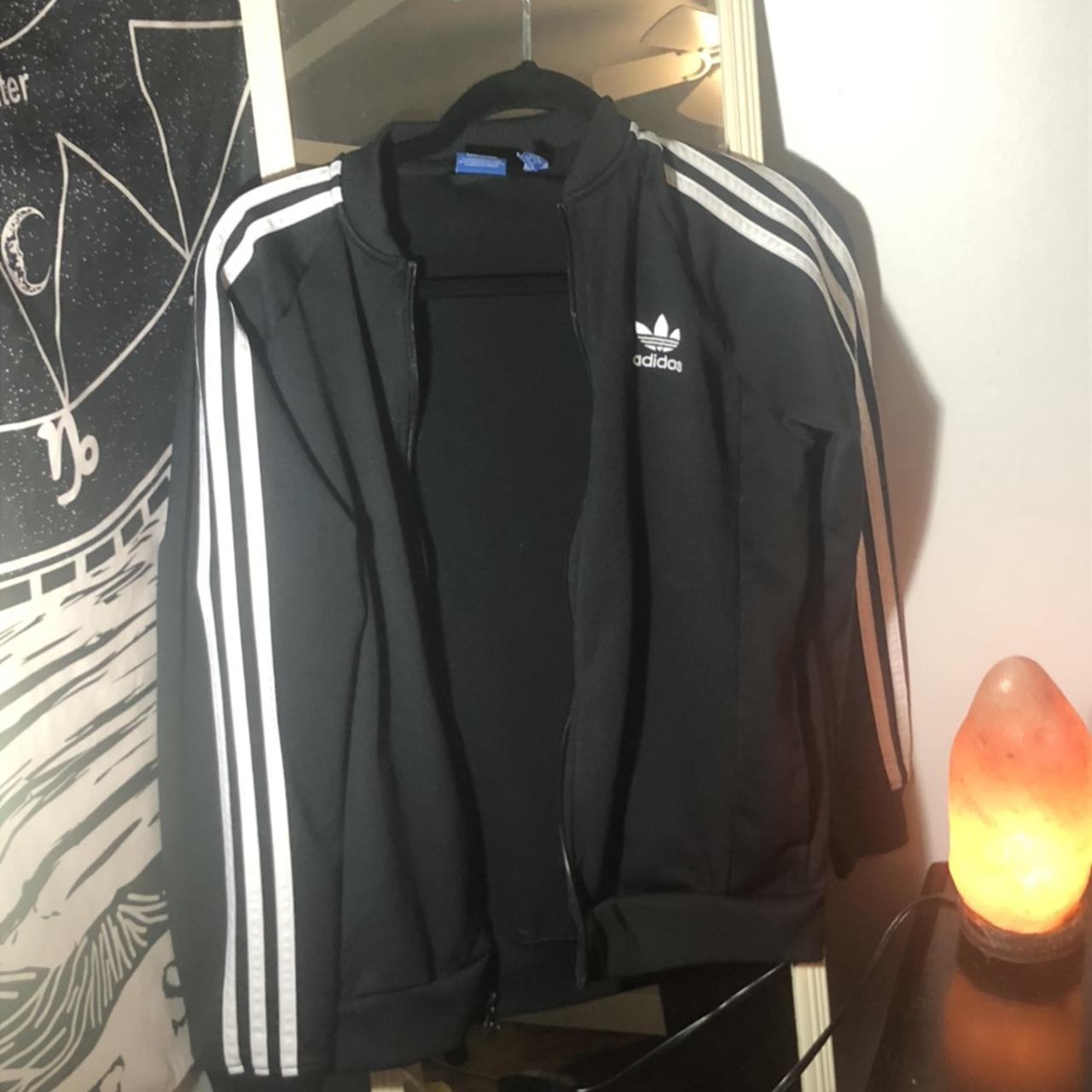 Cute adidas jacket! Kids L, fits like a women’s... - Depop