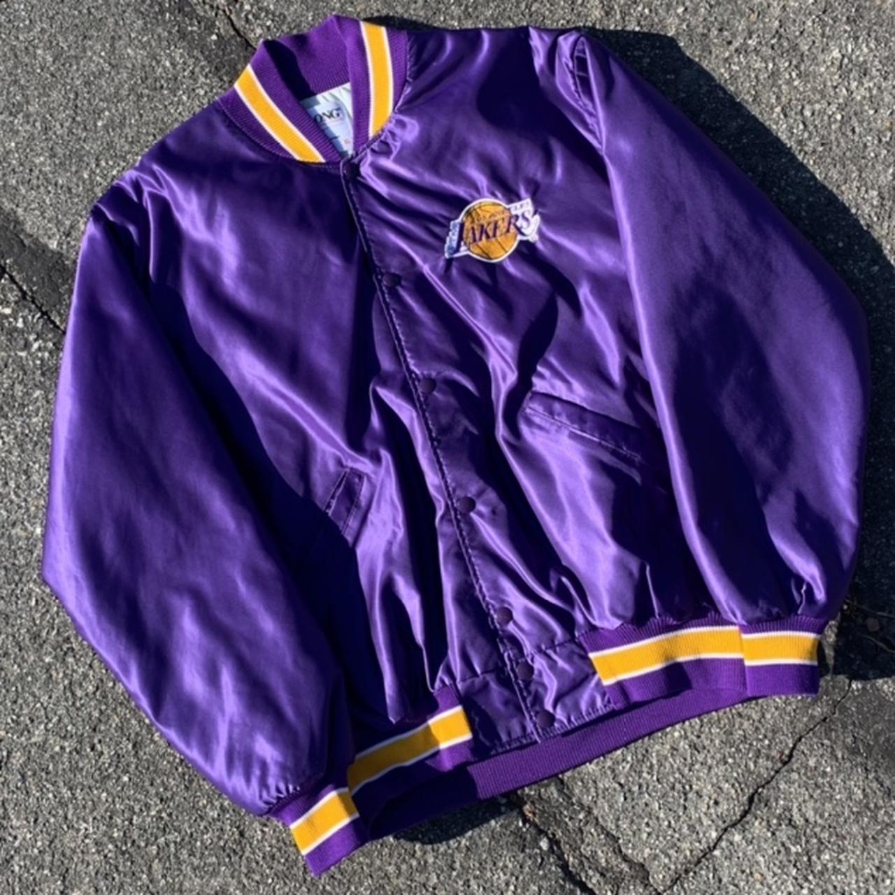 Vintage 80s Los Angeles Lakers Jacket Mens M Deadstock NBA