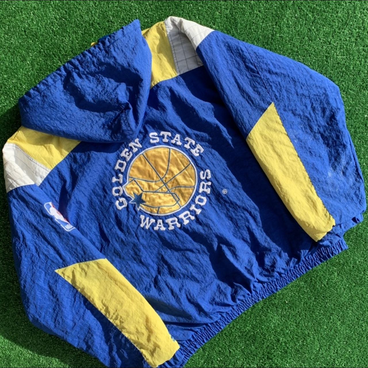 90s Golden State Warriors Starter NBA Dugout Jacket Size Small