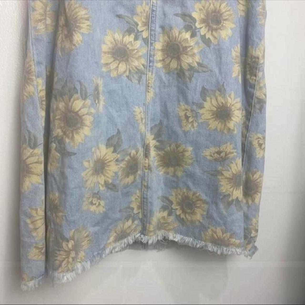 American Eagle Sunflower Overall Dress American... Depop