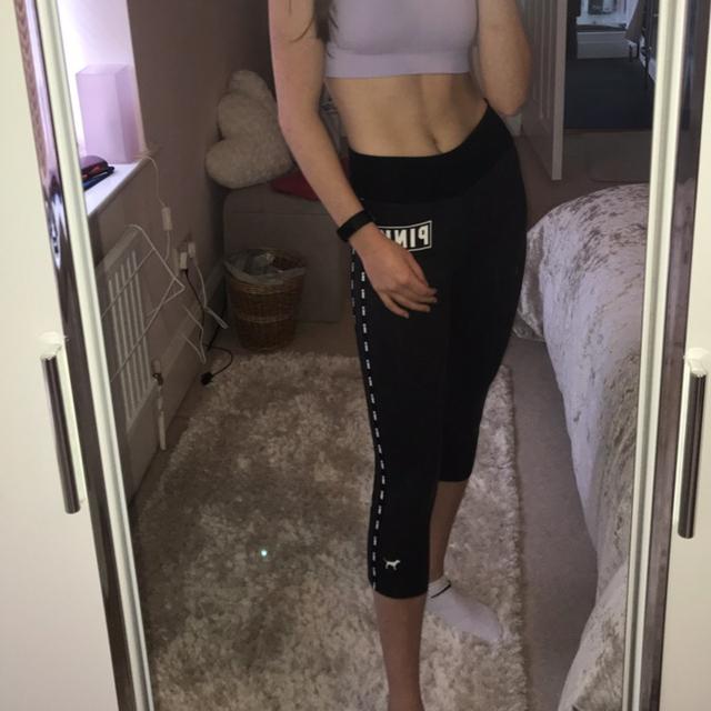 Stunning Victoria's Secret PINK Yoga Gym Leggings, - Depop