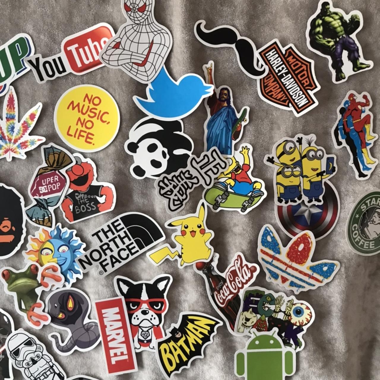 A bunch of random stickers that I'm trying to get - Depop