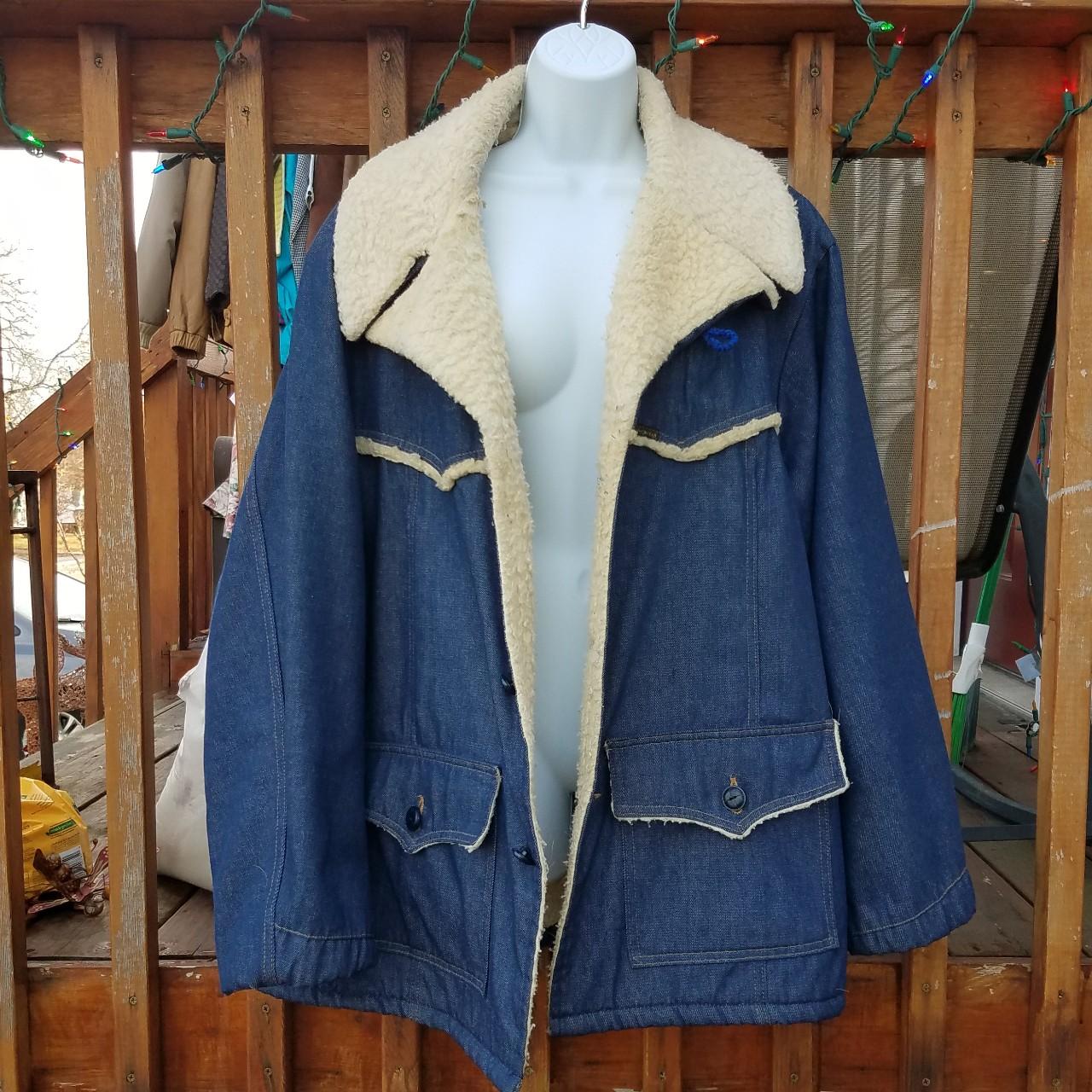 Vintage Sears Roebuck Western Wear coat. Soft denim...