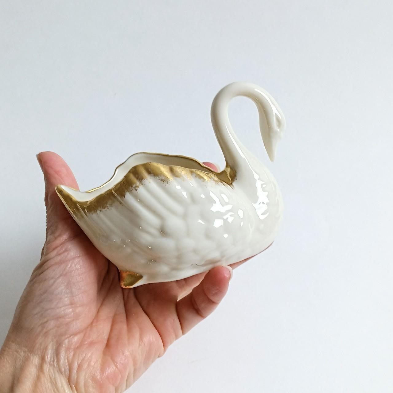 Lenox Swan Small vintage off white Lenox swan... Depop