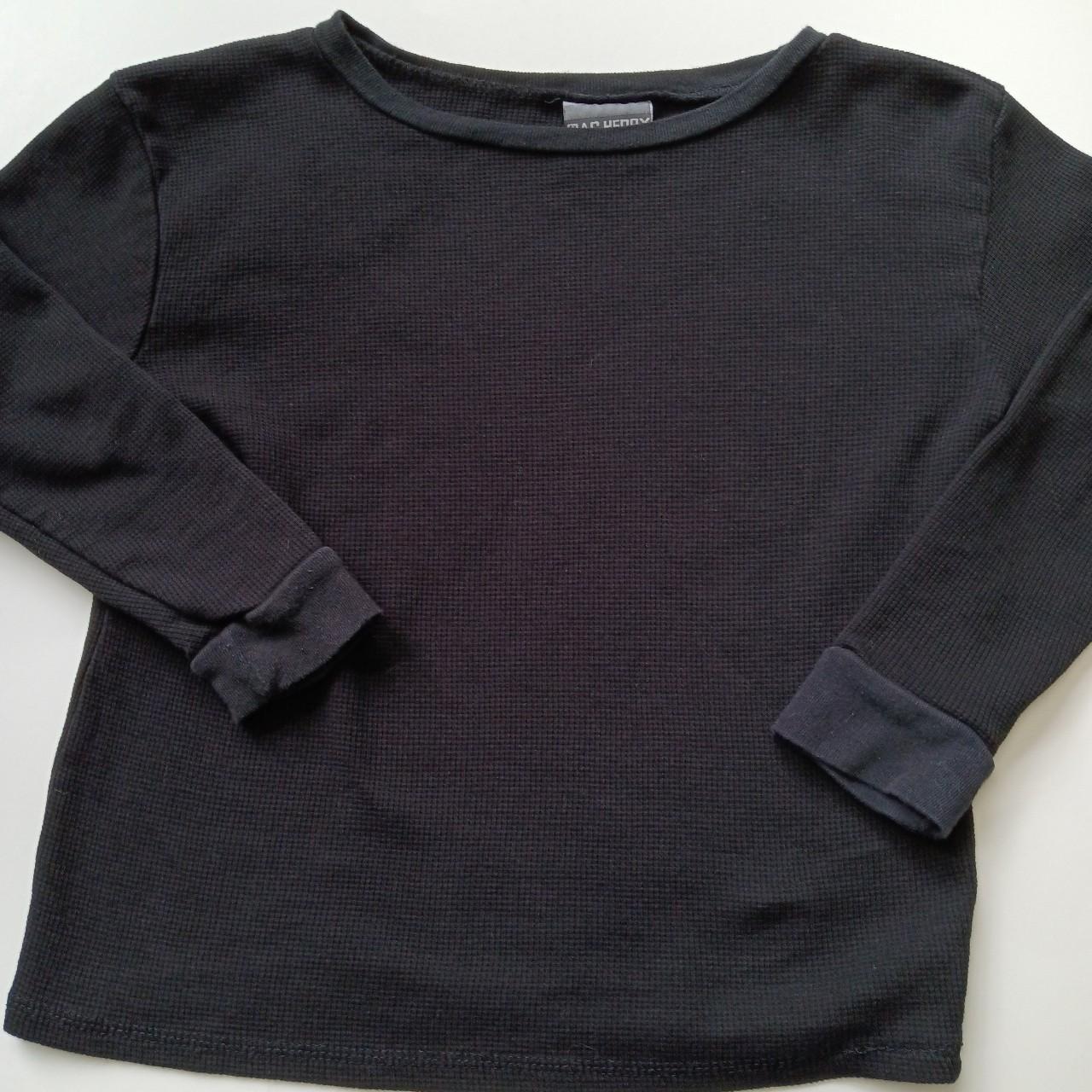 Youth Thermal Black thermal top. In good preowned... Depop
