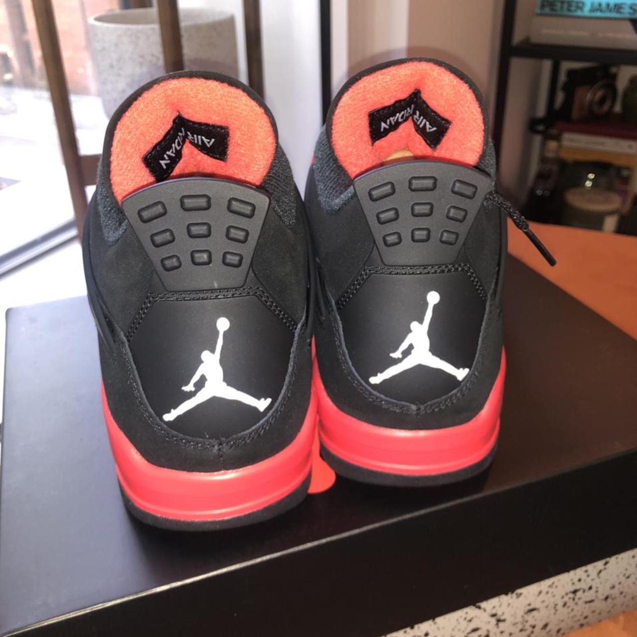 JORDAN 4 RETRO “ RED THUNDER “ - DEAD STOCK !!! - - Depop