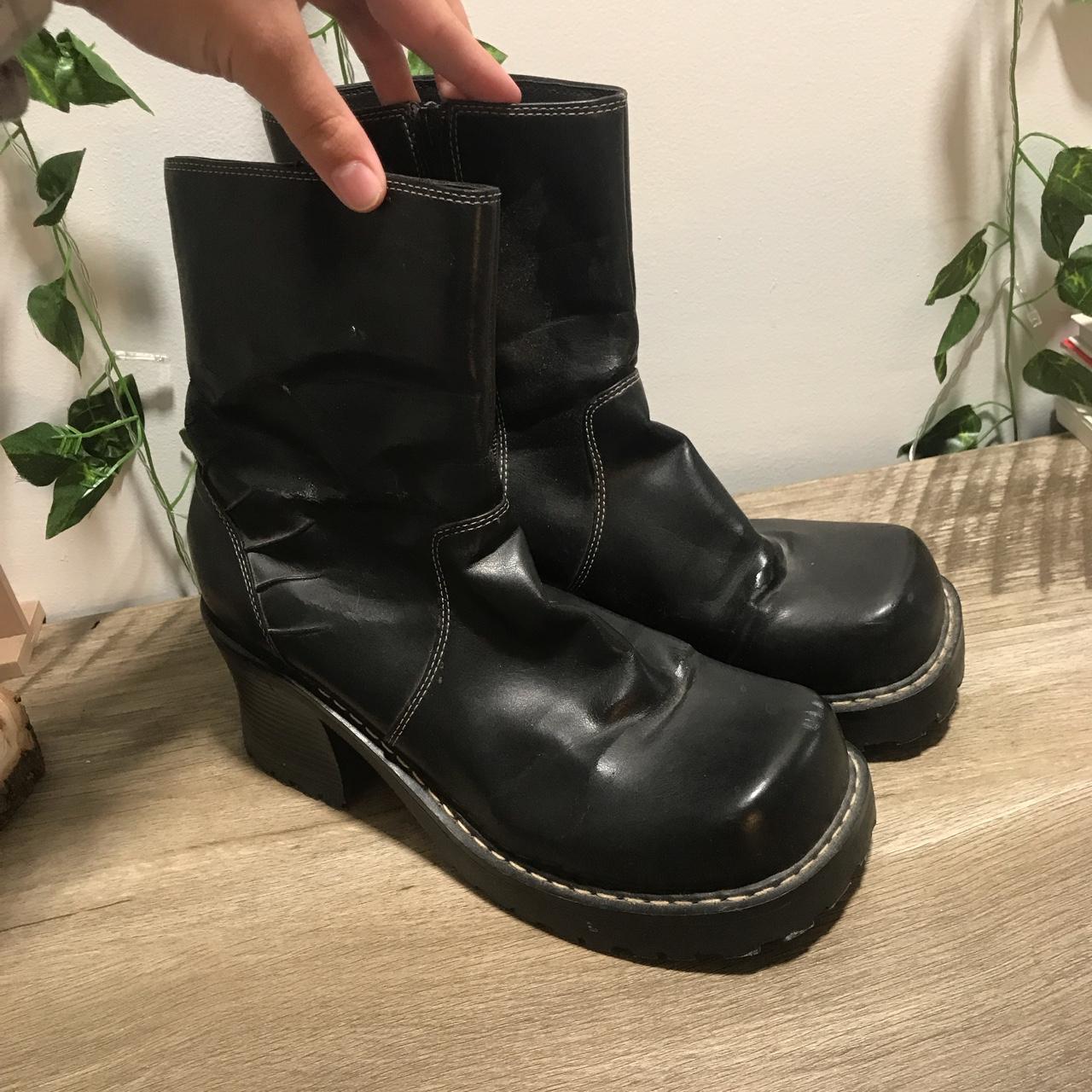 Black boots Great for multiple occasions Are worn... - Depop