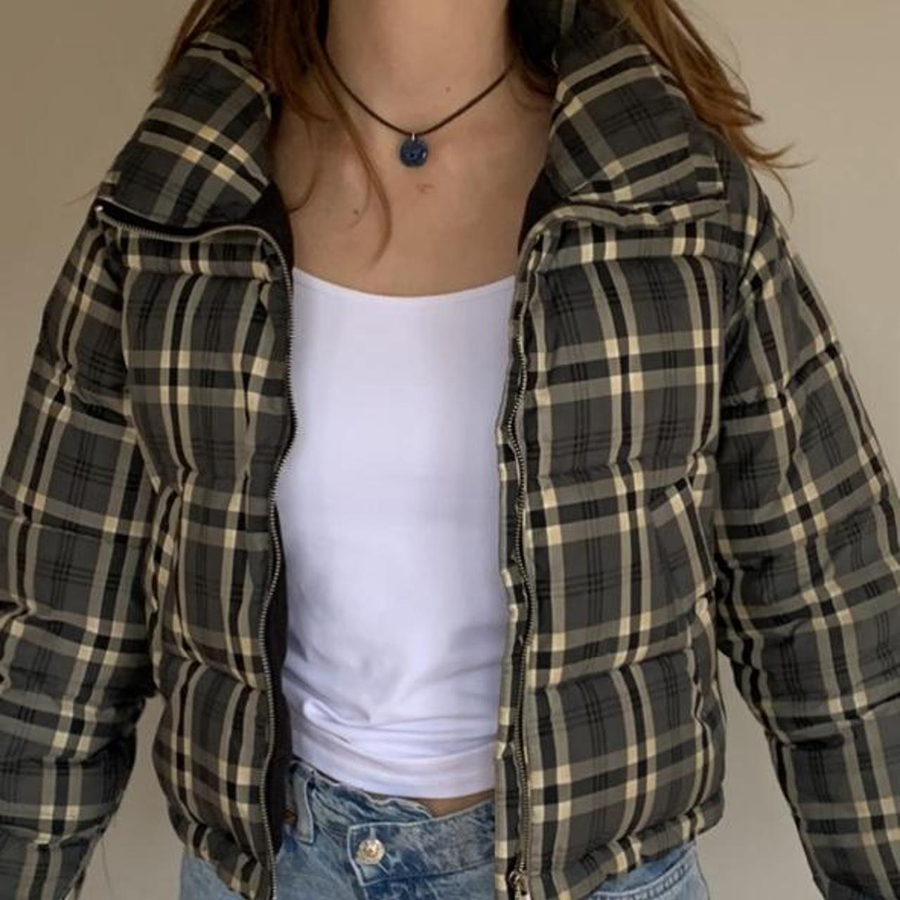 pull and bear checkered jacket