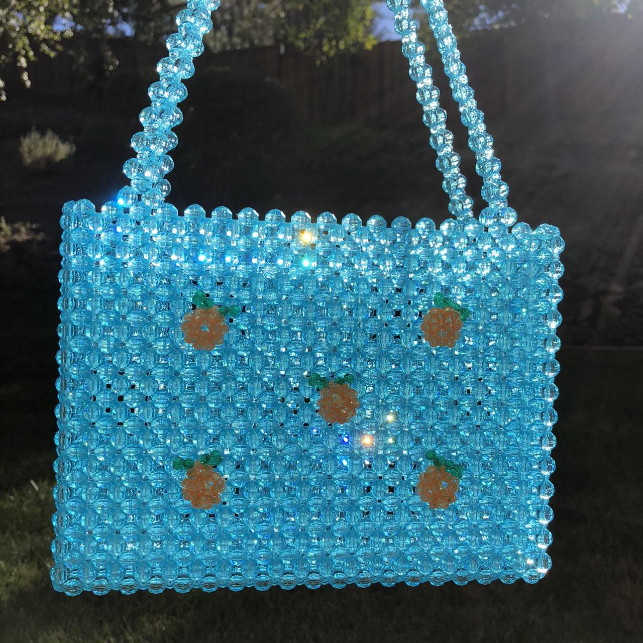 New Toyboy jelly purse in cobalt blue. Gold accents. - Depop
