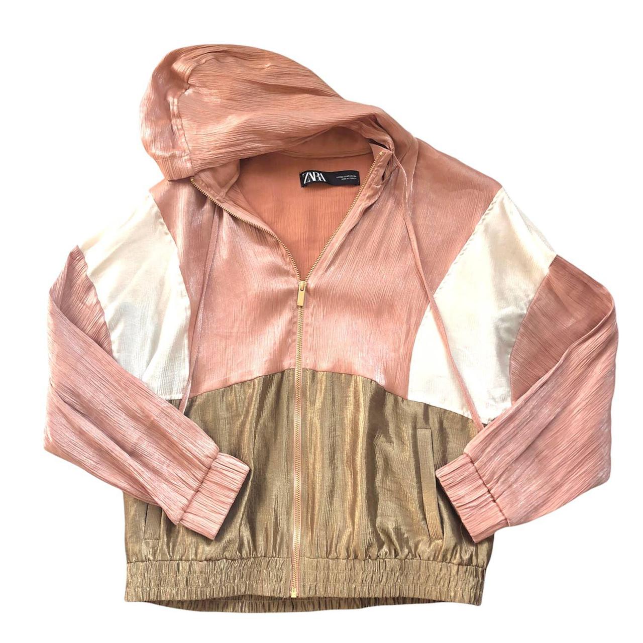 zara colour block jacket