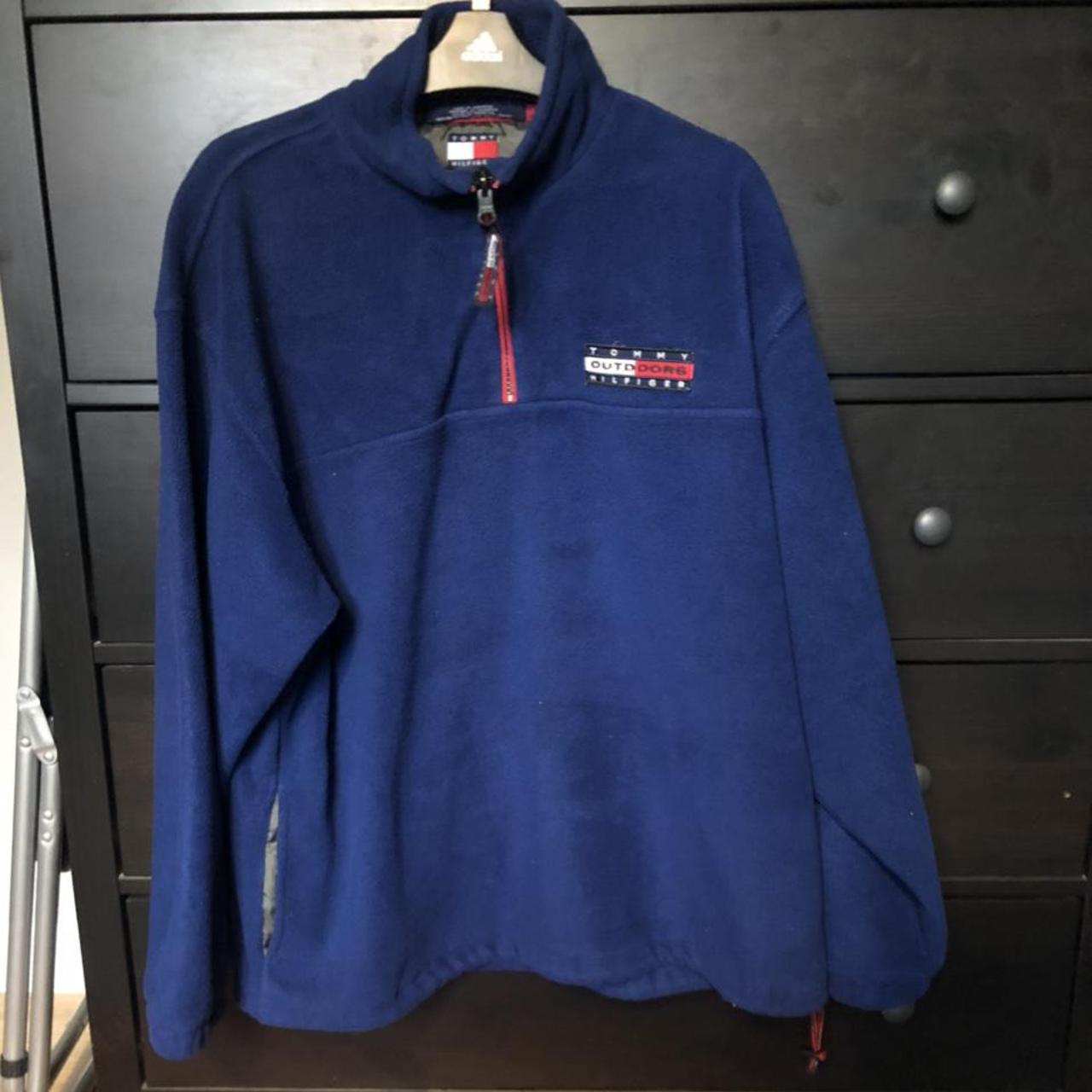 tommy hilfiger quarter zip fleece