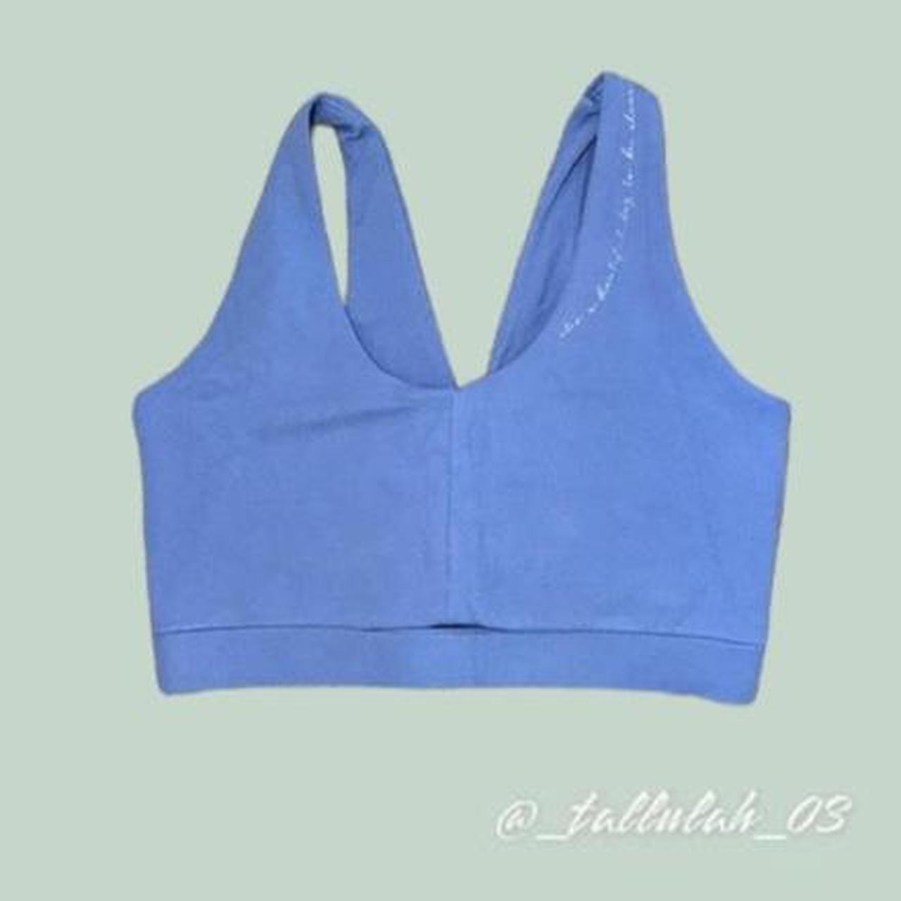 Gymshark Whitney Simmons sports bra Blue Size M... Depop